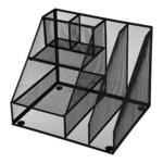 Підставка-органайзер 345x290x290 мм, металева, чорна Buromax (BM.6244-01)