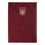 Папка Герб, А4+, балакрон, бордо Buromax (BM.3571-13)