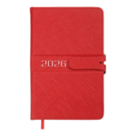 Ежедневник датированный 2026 Buromax Belle из искусственной кожи А6 336 страниц красный (BM.2577-05)
