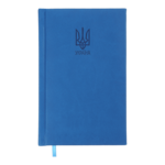 Ежедневник датированный 2026 Buromax Heraldry из искусственной кожи А6 336 страниц светло-синий (BM.2584-02)