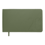 Еженедельник датированный 2026 Buromax Morandi Style из искусственной кожи 153x87 мм 128 страниц зеленый (BM.2909-04)
