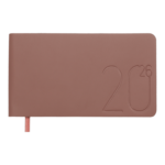Еженедельник датированный 2026 Buromax Morandi Style из искусственной кожи 153x87 мм 128 страниц медный (BM.2909-33)