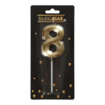 Свічка для торта Buromax цифра 8 (BM.98000-08)