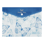 Папка-конверт на кнопці A5 Buromax Arabeski матовий напівпрозорий пластик (BM.3919-02)