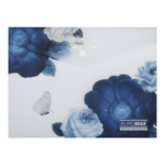 Папка-конверт на кнопці A5 Buromax Arabeski матовий напівпрозорий пластик (BM.3919-03)