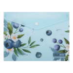 Папка-конверт на кнопці A5 Buromax Arabeski матовий напівпрозорий пластик (BM.3919-17)