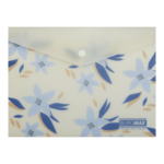 Папка-конверт на кнопці A5 Buromax Arabeski матовий напівпрозорий пластик (BM.3919-53)