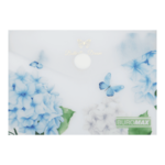 Папка-конверт на кнопці A7 Buromax Arabeski матовий напівпрозорий пластик (BM.3923-00)