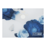 Папка-конверт на кнопці A7 Buromax Arabeski матовий напівпрозорий пластик (BM.3923-03)