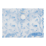 Папка-конверт на кнопці A7 Buromax Arabeski матовий напівпрозорий пластик (BM.3923-14)