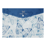 Папка-конверт на кнопці A4 Buromax Arabeski матовий напівпрозорий пластик (BM.3943-02)