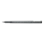Черный линер STAEDTLER Pigment Liner со скошенным наконечником 0.3-2.0 мм (ST.308 С2-9 04)