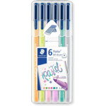 Набор фломастеров STAEDTLER triplus my colours Pastel, 6 цветов, 1 мм (ST.323SB6CS0102)