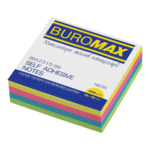 Блок для нотаток з клейким шаром BUROMAX Neon 75х75 мм, 250 арк., 2 уп. (BM.2315-98.2)