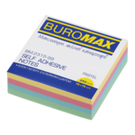 Блок для нотаток з клейким шаром BUROMAX Pastel 75х75 мм, 250 арк., 2 уп. (BM.2315-99.2)