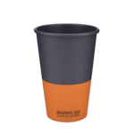 Стакан бумажный для кофе BUROCLEAN Graphite Cup 340 мл, 50 шт/уп (1080045)