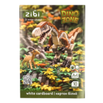 Картон белый мелованный двусторонний Zibi Dino А4, 10 листов, 180 г/м² (ZB.1991-16)