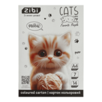 Набір кольорового картону Zibi Cats&Dogs A4 7 кольорів 14 аркушів (ZB.1951-22)