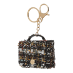 Брелок-сумочка Tweed Charm, 6х3х5 см, поліуретан, поліефір, Zibi (ZB.707752.1)