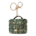 Брелок-сумочка Tweed Charm 2, 6х3х5 см, поліуретан, поліефір, Zibi (ZB.707752.2)