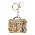 Брелок-сумочка Tweed Charm 4, 6х3х5 см, поліуретан, поліефір, Zibi (ZB.707752.4)