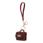 Брелок-сумочка Leo Charm 3, 6х3х5 см, поліуретан, бордовий, Zibi (ZB.707753.3)