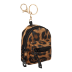 Брелок-рюкзачок Wild Charm 4, 8х5х11 см, поліуретан, коричневий, Zibi (ZB.707755.4)