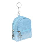 Брелок-рюкзачок Embossed Mini, 8х4х10 см, поліуретан, блакитний, Zibi (ZB.707758.1)