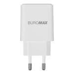 Мережевий зарядний пристрій Buromax USB-A, 18 Вт, білий (BM.0653)