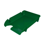 Лоток горизонтальный Арника Компакт JobMax 80598, пластик, зеленый