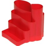 Подставка пластиковая фигурная Арника, красный (81043)