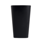 Стакан пластиковый для письменных принадлежностей (творчества) Arnika квадратный 8х8х11,7 см Черный (81661)