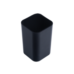 Стакан пластиковый квадратный Арника, черный (81671)