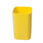 Стакан пластиковый квадратный Арника, желтый (81676)