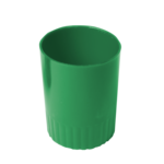 Стакан пластиковый для ручек Арника, непрозрачный, зеленый (81870)