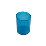Стакан пластиковый для ручек Арника, синий (81876)