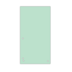 Индекс-разделитель Donau, 105х230 мм, 100 шт, картон, зеленый (8620100-06PL)