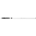 Ручка шариковая BiC Cristal Up с белым шестигранным корпусом Черная (bc949880)