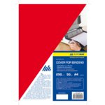Обложки картонные Buromax, глянцевые, красный, А4, 250 г/м2, 20 шт (BM.0591-05)