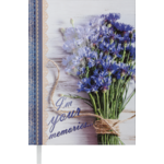 Ежедневник недатированный Buromax Romantic, А5, 288 стр, синий (BM.2040-02)