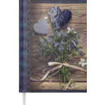 Ежедневник недатированный Buromax Romantic, А5, 288 стр, темно-синий (BM.2040-03)