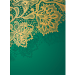 Ежедневник недатированный Buromax Lace, А5, 288 стр., зеленый (BM.2042-04)