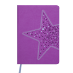 Щоденник недатований Buromax Stella A5 зі штучної шкіри 288 с. Фіолетовий (BM.2048-07)