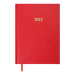 Ежедневник датированный 2022 Buromax STRONG А5 красный 336 с (BM.2129-05)
