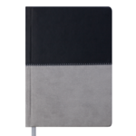 Ежедневник датированный Buromax Quattro, А5, черный+серый (BM.2140-77)