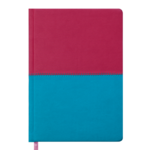 Щоденник датований Buromax Quattro, А5, рожевий + бірюзовий (BM.2140-90)