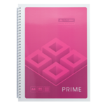 Зошит Buromax Prime 96 аркушів А4 в клітинку Рожевий (BM.24451101-10)