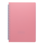 Тетрадь Buromax Fresh 60 листов А5 без линовки пластиковая обложка Светло-розовый (BM.24554056-43)