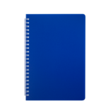 Тетрадь Buromax Bright 60 листов А5 в клетку пластиковая обложка Синий (BM.24554155-02)