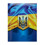 Блокнот Buromax Ukraine 140 х 185 мм в клітку з поролоном 80 аркушів Темно-синій (BM.24582101-03)